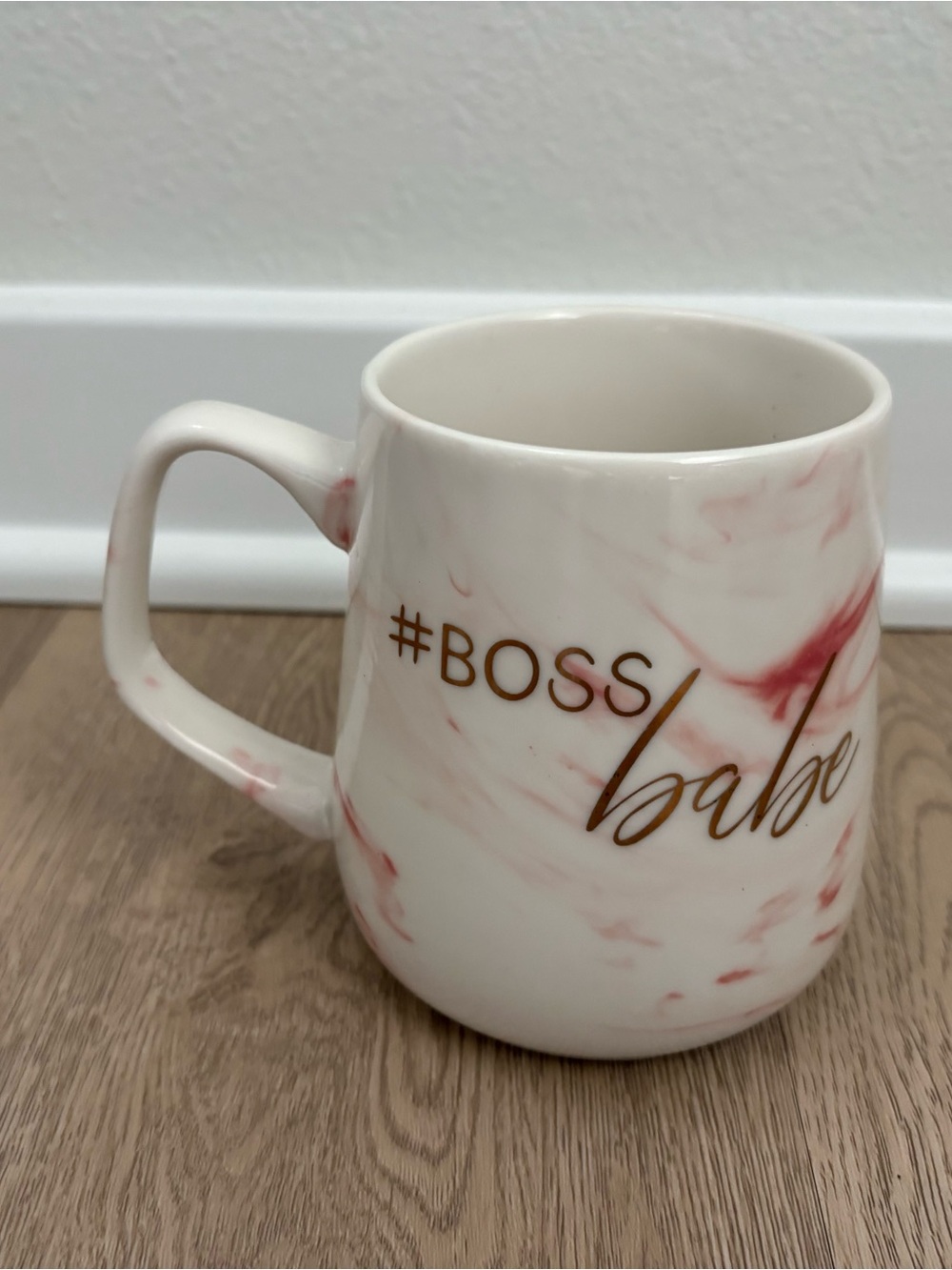 #BOSS babe Marble Ceramic Mug - Pink